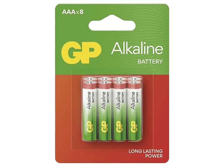 Bateria alkaliczna GP Alkaline AAA LR03 8 szt.