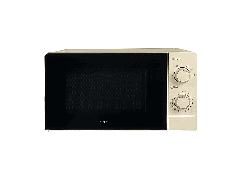 Forno elettrico TOGNANA Microonde IRIDEA 20L con grill Champagne, capacità 20 l, potenza microonde max 1100 W, Funzione grill, Potenza 900 5 livelli di potenza, Beige