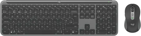 LOGITECH Signature Slim Combo MK950 vezeték nélküli billentyűzet+egér, Magyar, grafitszürke (920-012490HU)