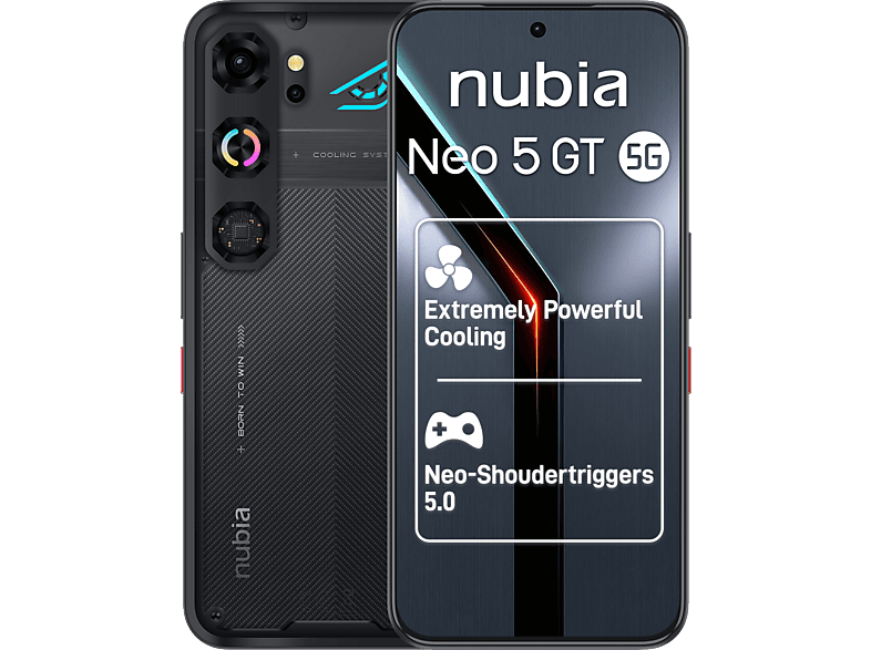 Zte Nubia Neo 5 GT 5G 12GB/256GB Zwart