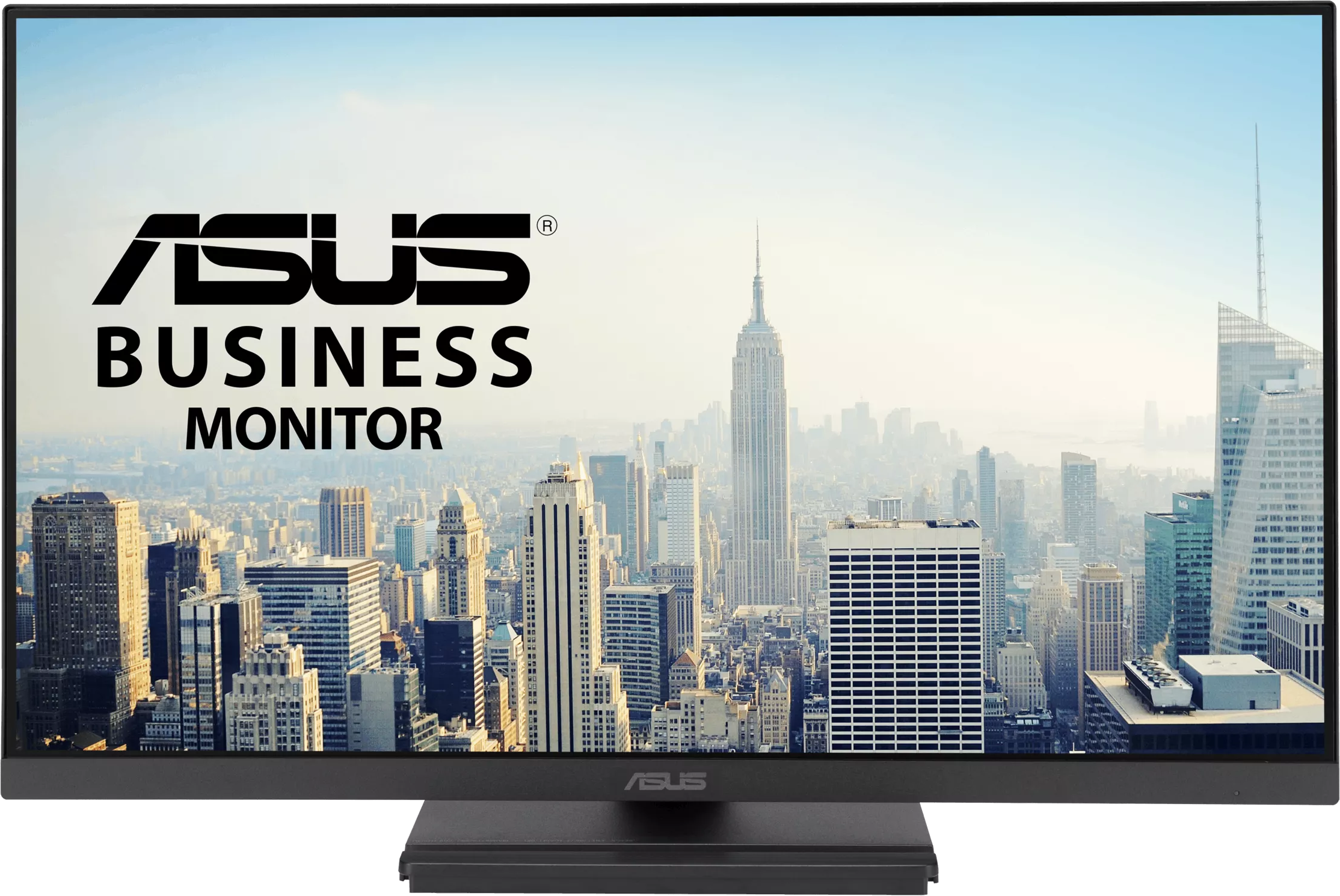 ASUS Business Monitor, amely New York városképét mutatja az Empire State Buildinggel.