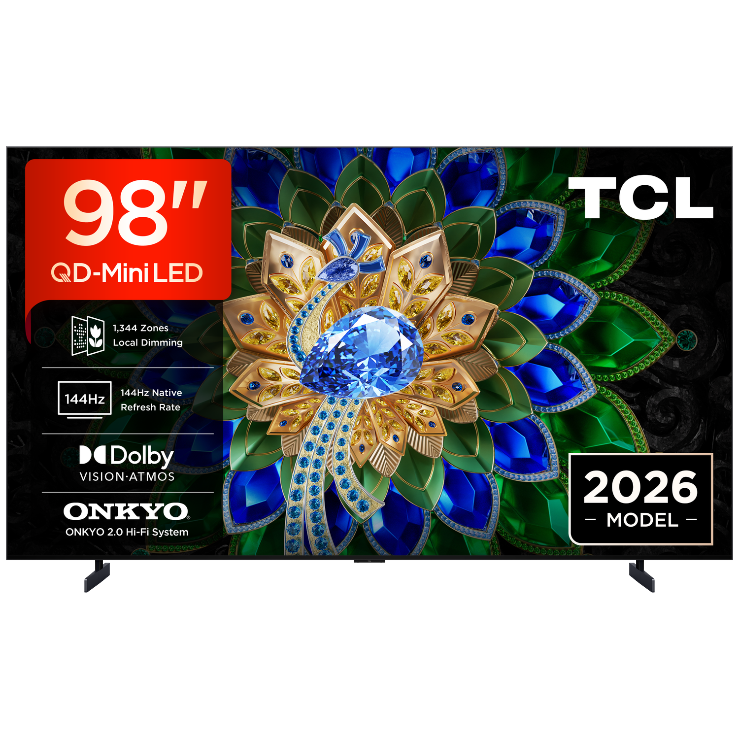 TCL 98A400U QD-Mini-led Ultra HD 4K Mini-led-tv 98 inch 2026