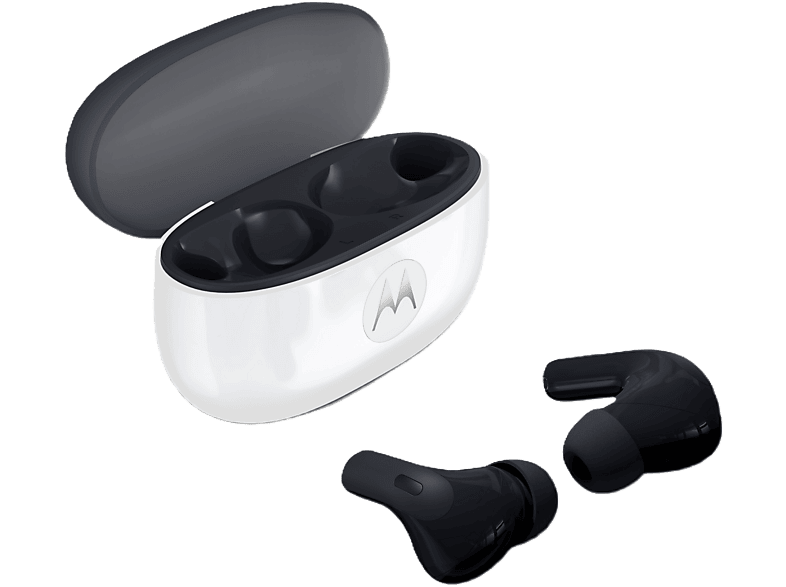 Słuchawki bezprzewodowe (TWS) MOTOROLA Moto Buds 2 ANC Czarno-biały