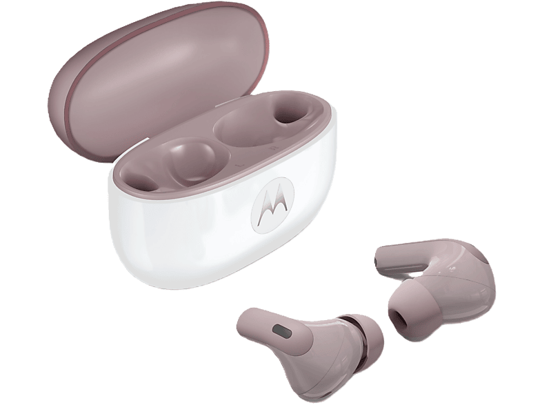 Słuchawki bezprzewodowe (TWS) MOTOROLA Moto Buds 2 ANC Różowo-biały