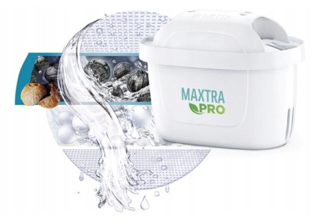 Dystrybutor filtrujący do wody BRITA Flow 8,2l + filtr do wody Maxtra Pro Przezroczysto-niebieski