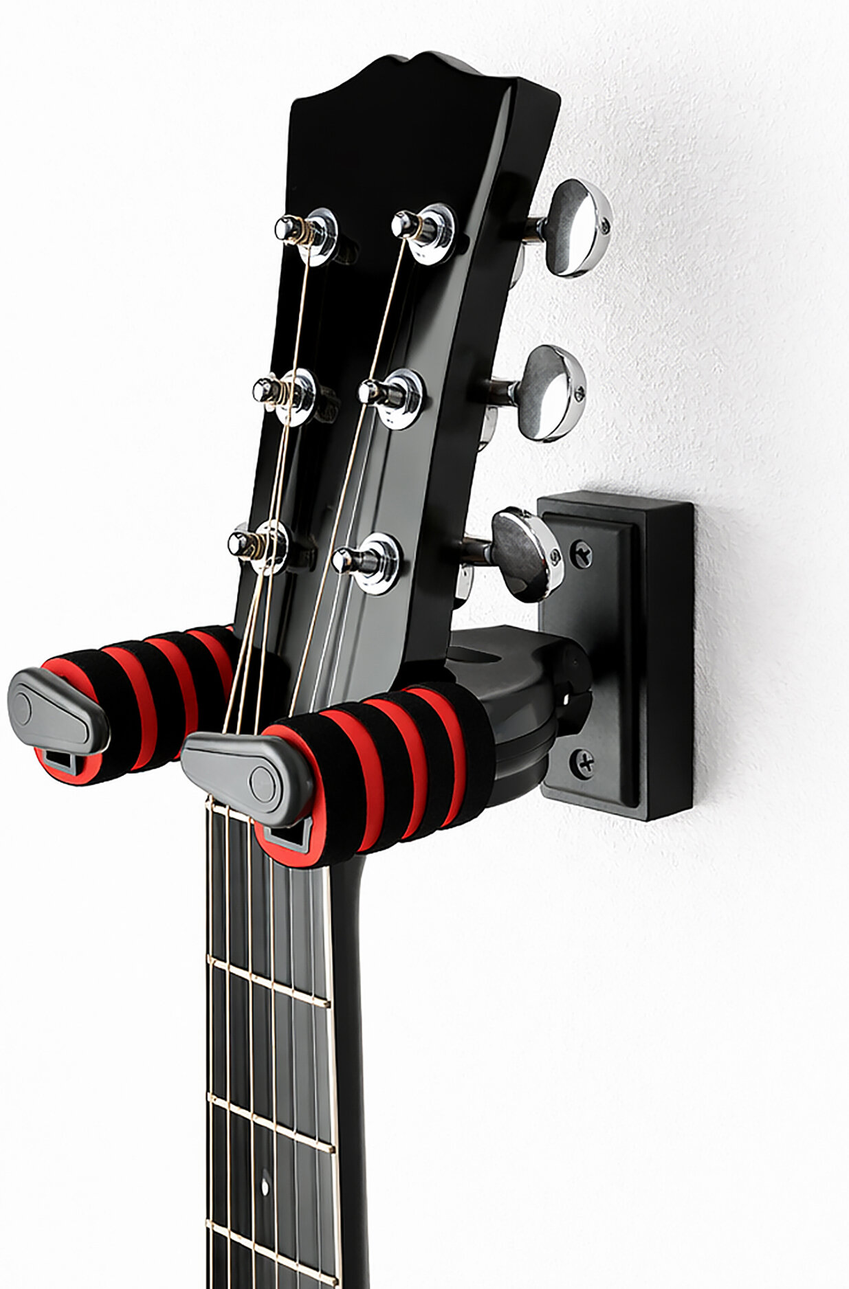 Uchwyt ścienny do gitary MUSIC MATE MM-AG20 SafeHook Czarno-czerwony