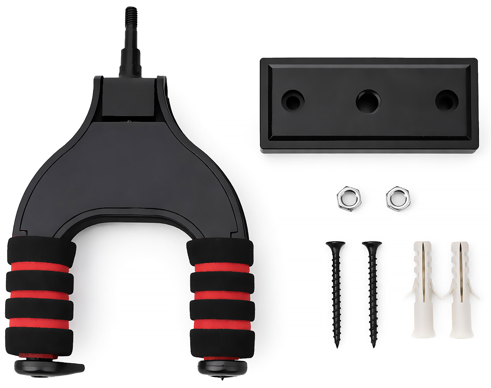 Uchwyt ścienny do gitary MUSIC MATE MM-AG20 SafeHook Czarno-czerwony