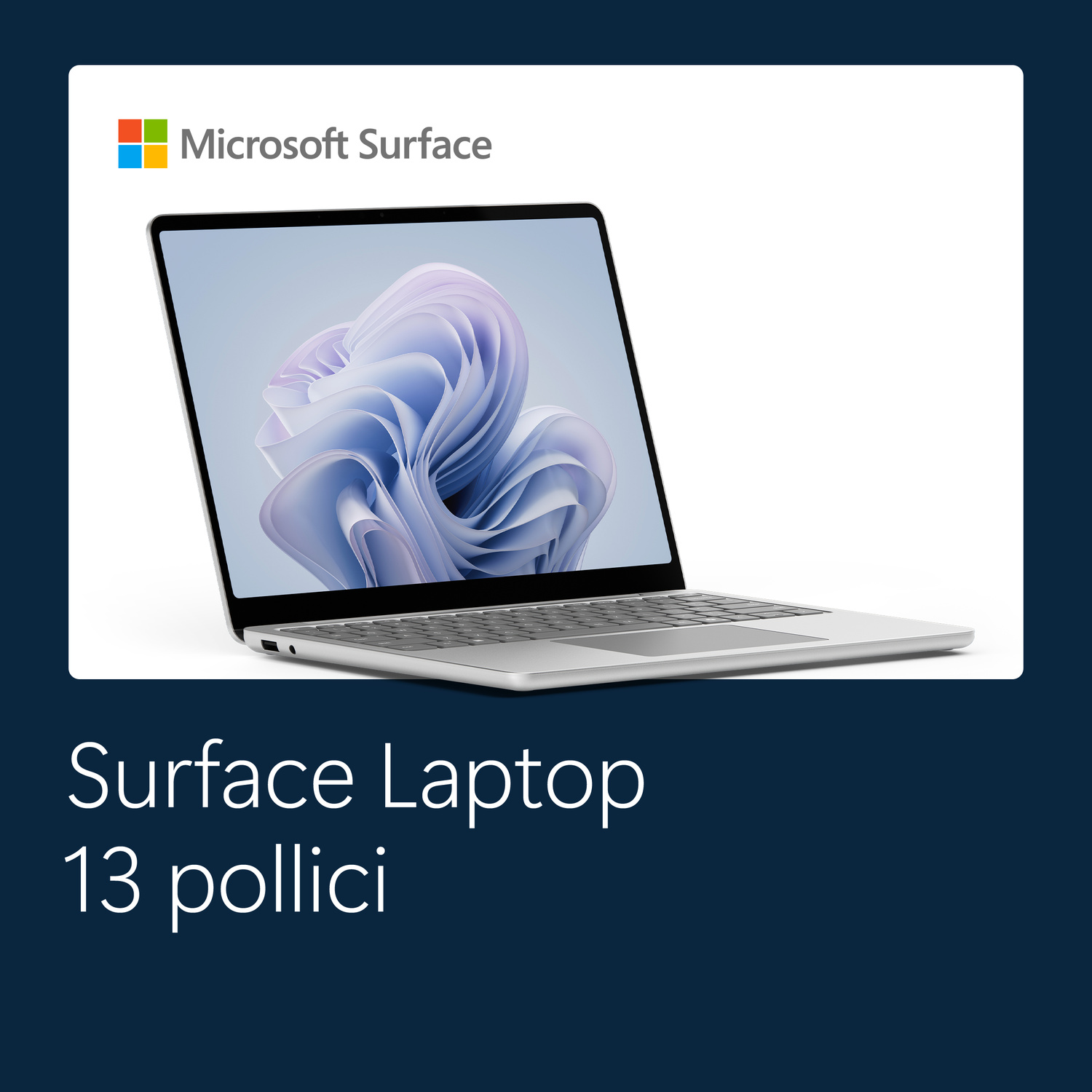 MICROSOFT Surface Laptop13C8 8GB 256GB NOTEBOOK, 13 ", processore Qualcomm Snapdragon X Plus X1P-42-100, Qualcomm Adreno™ Onboard Graphics, RAM 8 GB, 256 GB SSD, Platinum, Windows 11 Home