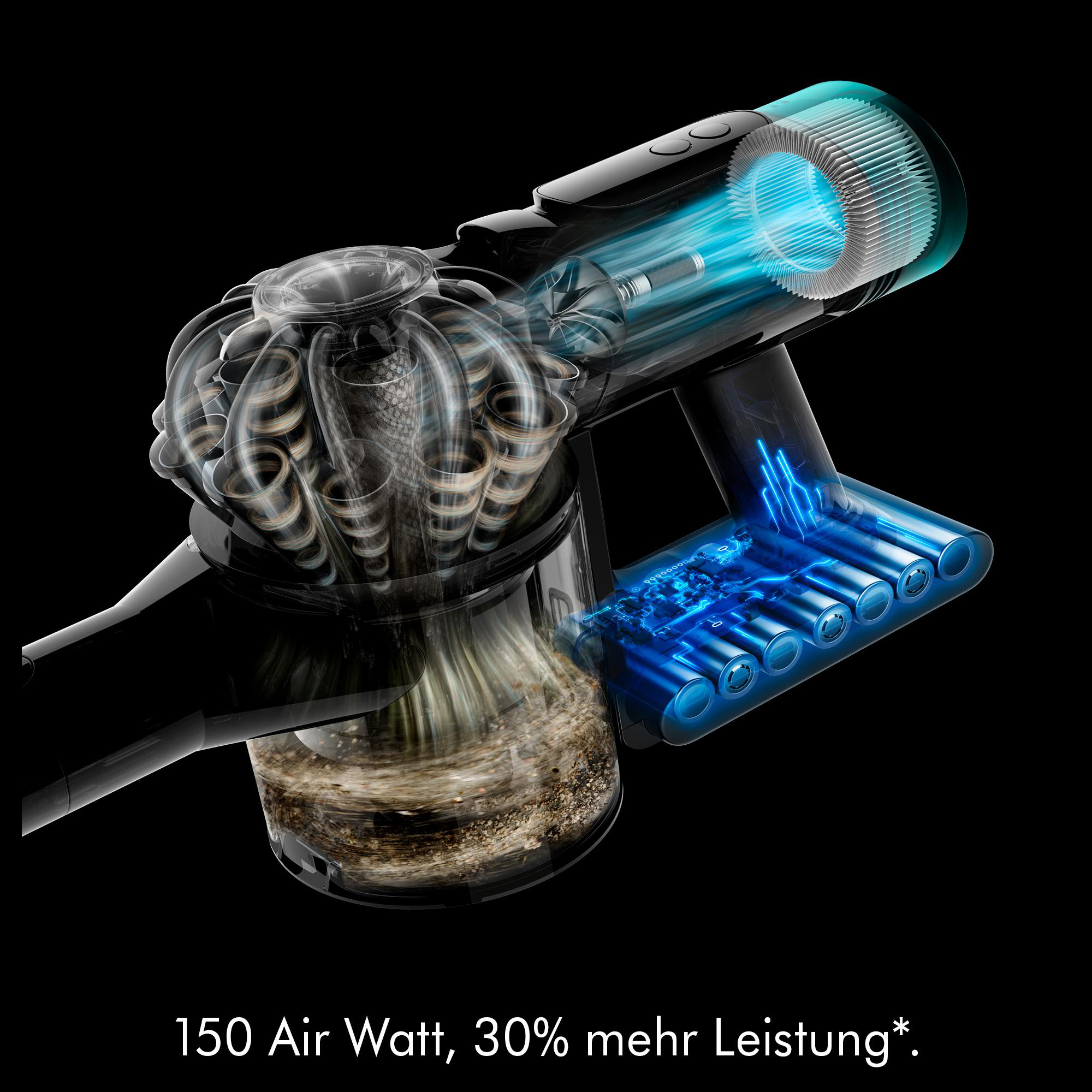 DYSON V10 Konical™ kabelloser Staubsauger + Auto-empty Dok™, Akkusauger, Akkubetrieb, 465 Watt