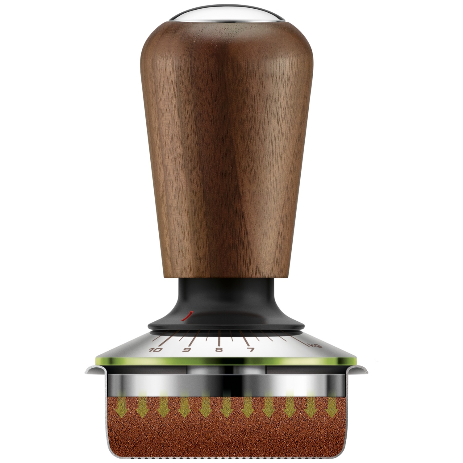 SAGE The Force Gauge Tamper™ 58mm - drukgekalibreerde koffietamper