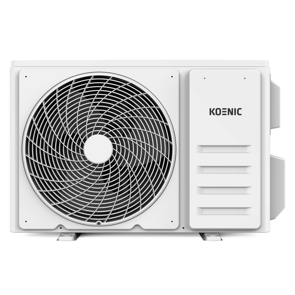 Aire acondicionado Split 1 x 1 - Koenic KAC 18026 ES IDP Split Air Conditioner, 18.000 BTU, Inverter, Bomba de calor, 5 modos, 8 velocidades, Blanco