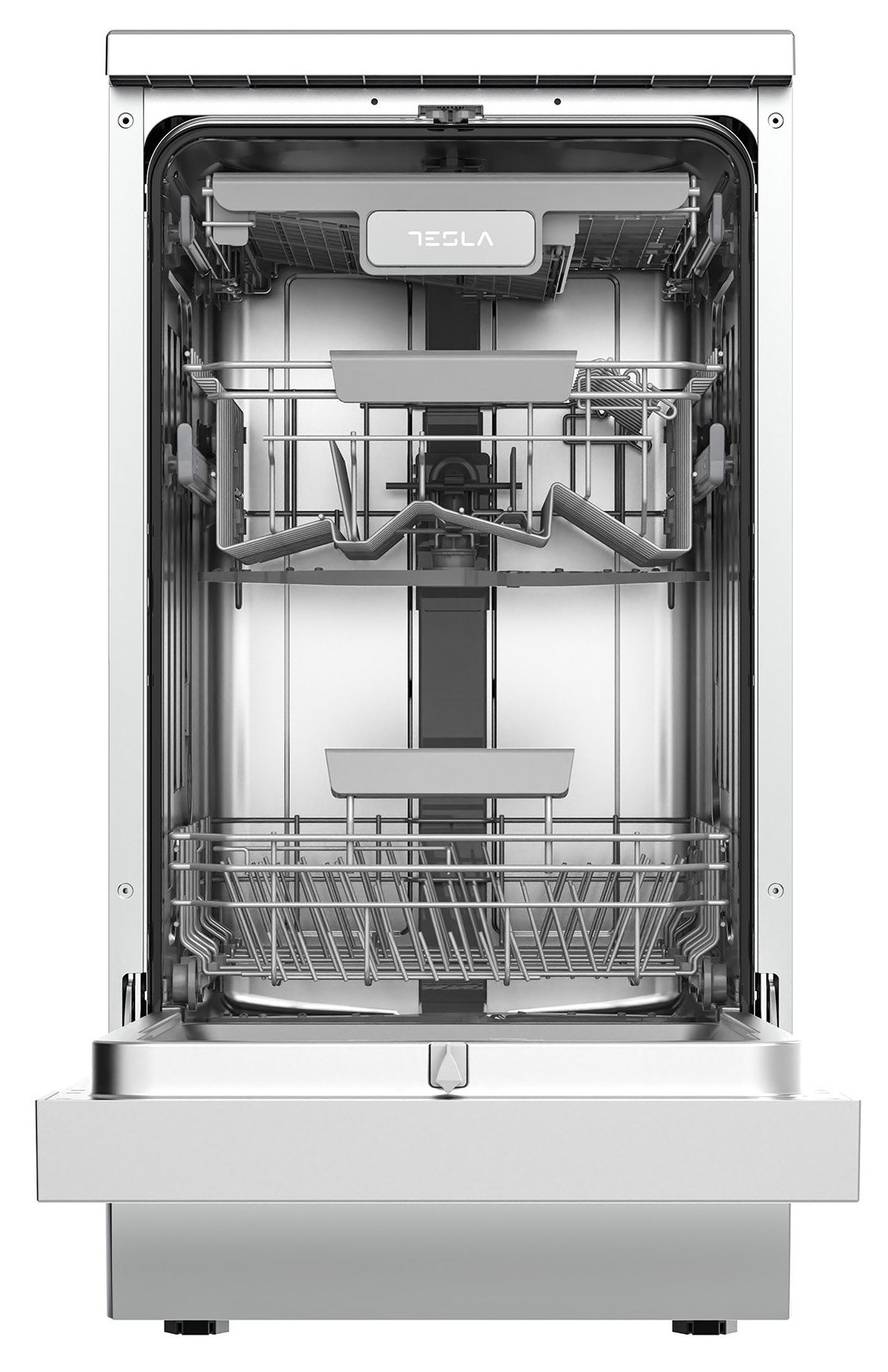 TESLA WD491MX Szabadonálló keskeny mosogatógép, 10 teríték, inox
