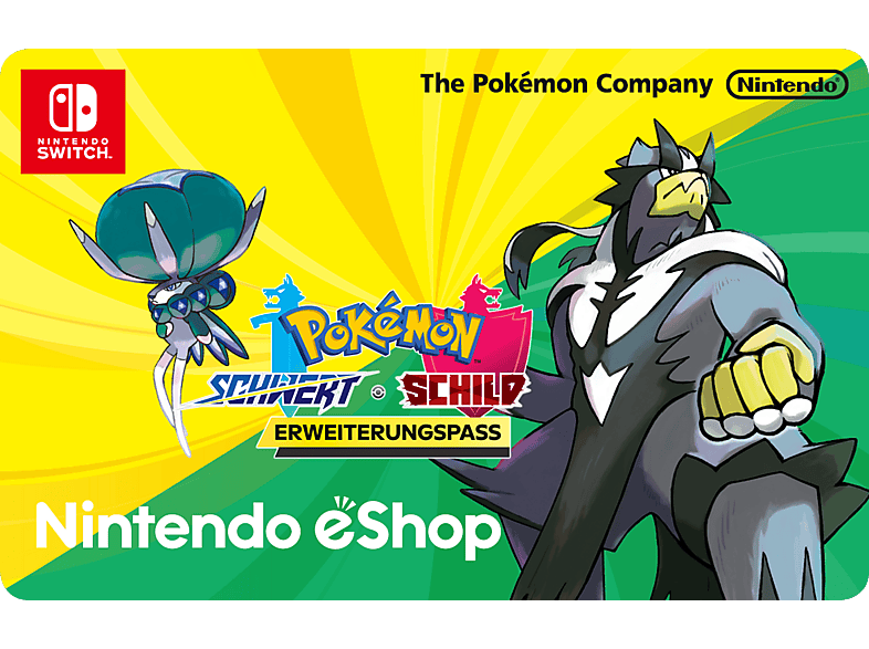 Pokémon Shield & Sword Expansion Pass - Nintendo Switch; Geschenkkarte