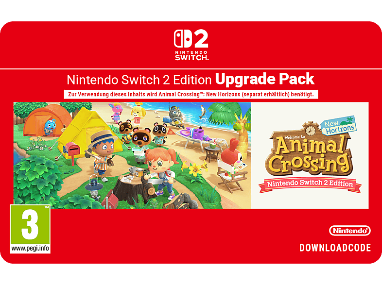 Animal Crossing: New Horizons – Nintendo Switch 2 Edition Upgrade Pack - Nintendo Switch 2; Download Code