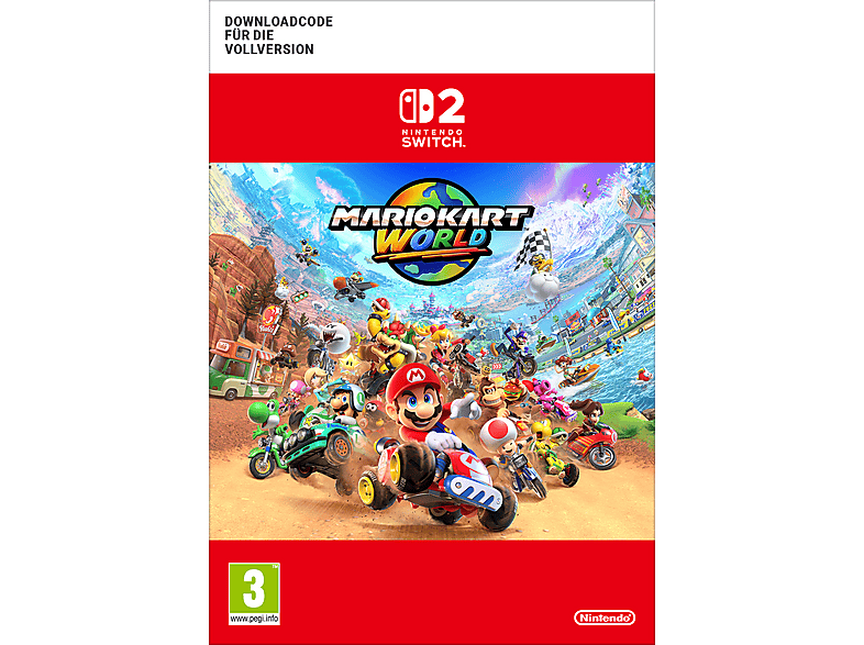Mario Kart World - Nintendo Switch 2; Geschenkkarte