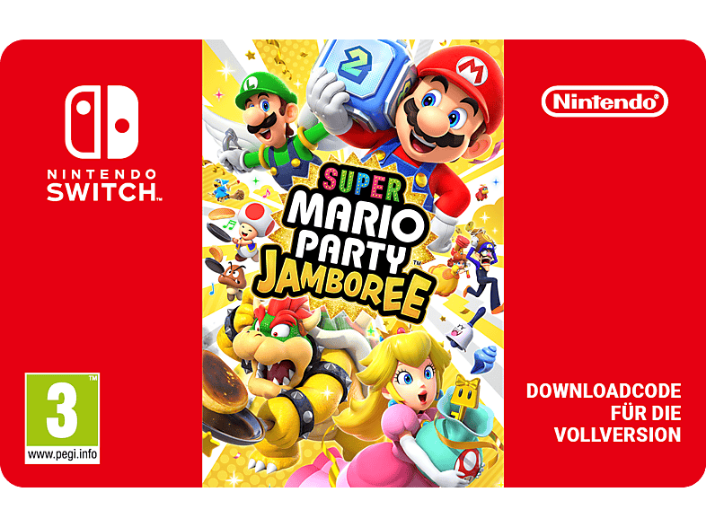 Super Mario Party Jamboree - Nintendo Switch; Geschenkkarte