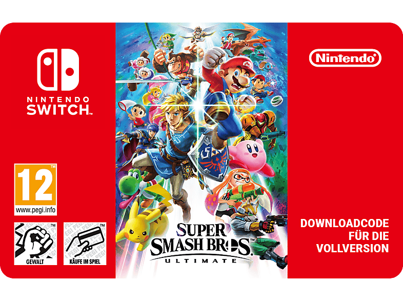 Super Smash Bros.™ Ultimate - Nintendo Switch; Geschenkkarte