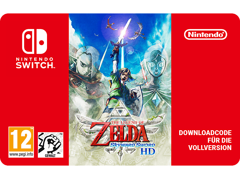 The Legend of Zelda: Skyward Sword HD - Nintendo Switch; Geschenkkarte