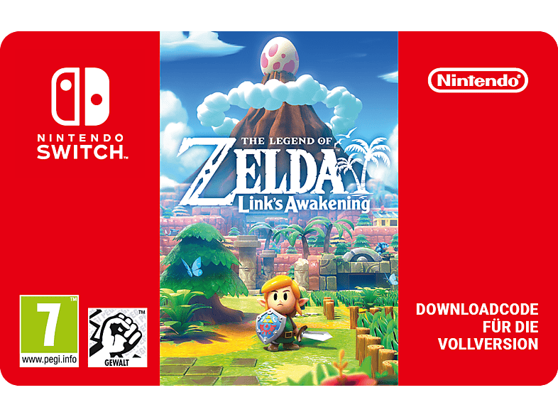 The Legend of Zelda Links Awakening - Nintendo Switch; Geschenkkarte
