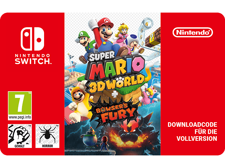 Super Mario 3D World + Bowser's Fury - NINTENDO Switch; Geschenkkarte
