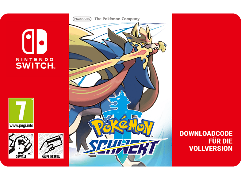 Pokémon Sword - Nintendo Switch; Geschenkkarte