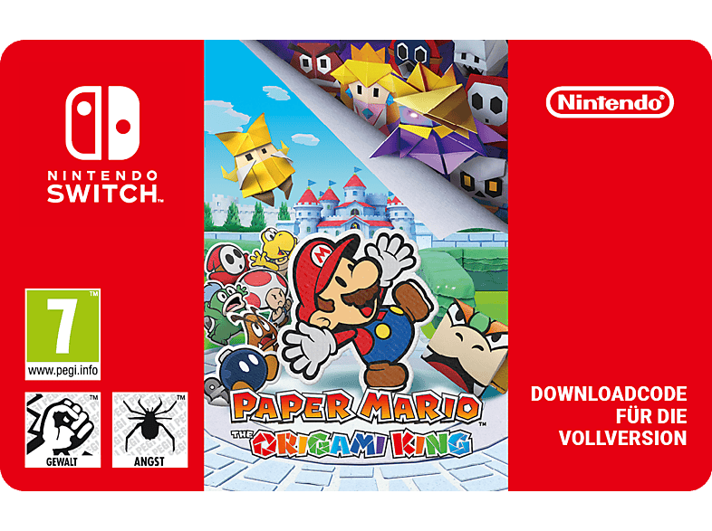 Paper Mario: The Origami King - Nintendo Switch; Geschenkkarte