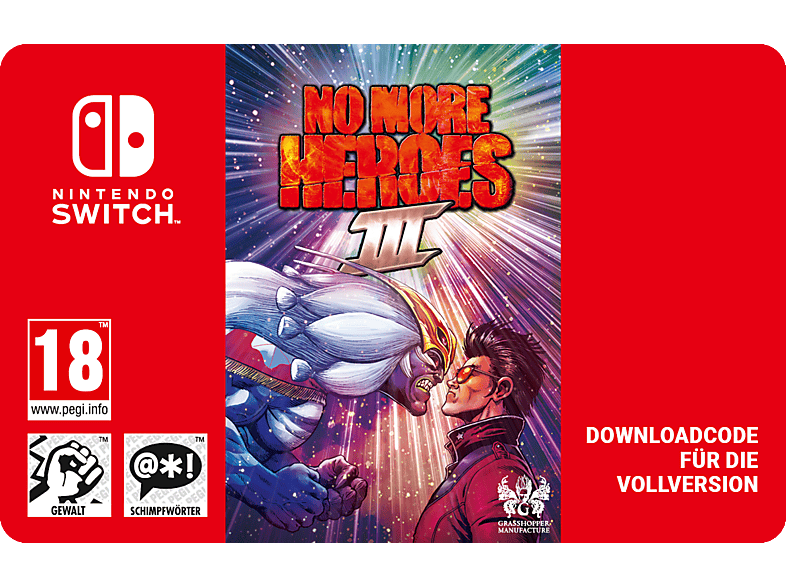 No More Heroes 3 - NINTENDO Switch; Geschenkkarte