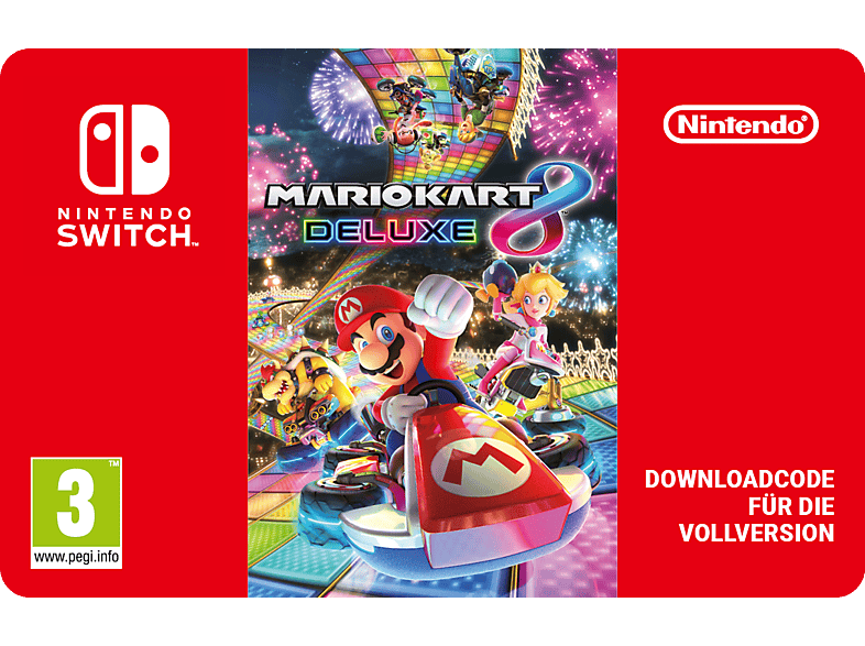 Mario Kart 8 Deluxe - Nintendo Switch; Geschenkkarte