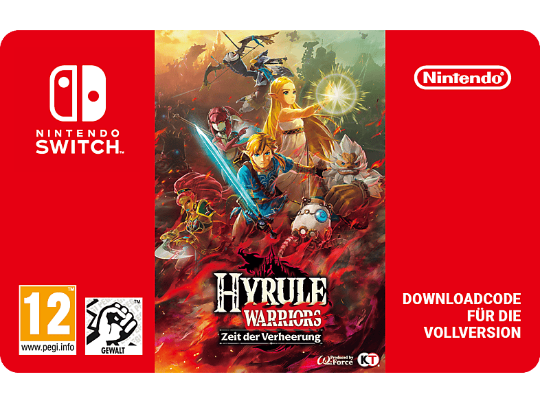 Hyrule Warriors: Zeit der Verheerung - Nintendo Switch; Geschenkkarte