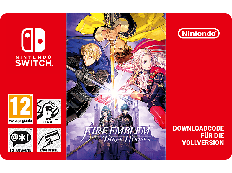 Fire Emblem: Three Houses - Nintendo Switch; Geschenkkarte