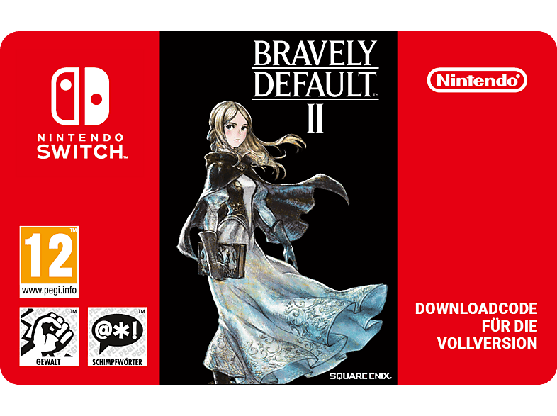 Bravely Default II - Nintendo Switch; Geschenkkarte