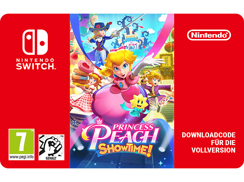 Princess Peach: Showtime! - Nintendo Switch; Geschenkkarte