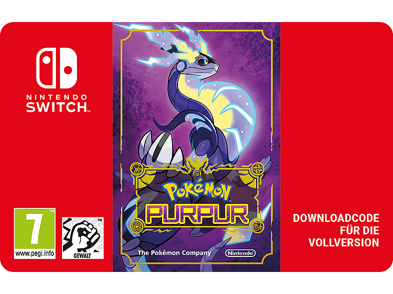 Pokémon Purpur - Nintendo Switch; Geschenkkarte
