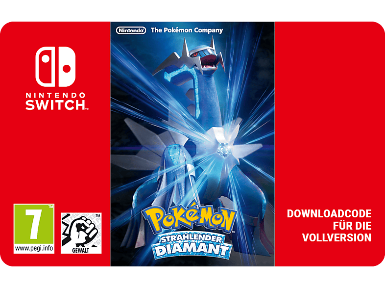 Pokémon Strahlender Diamant - Nintendo Switch; Geschenkkarte