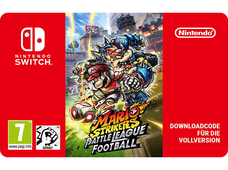 Mario Strikers: Battle League Football - Nintendo Switch; Geschenkkarte