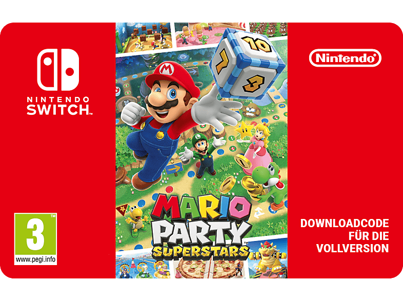 Mario Party Superstars - Nintendo Switch; Geschenkkarte