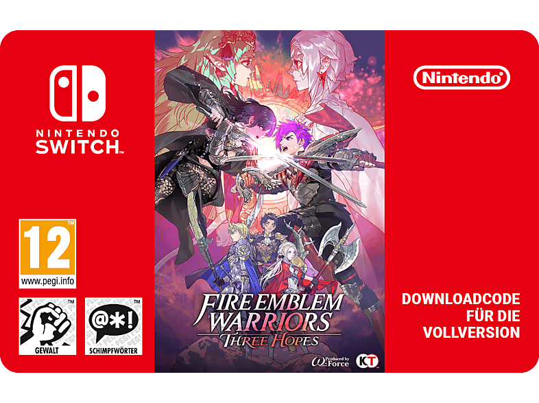Fire Emblem Warriors Three Hopes - Nintendo Switch; Geschenkkarte