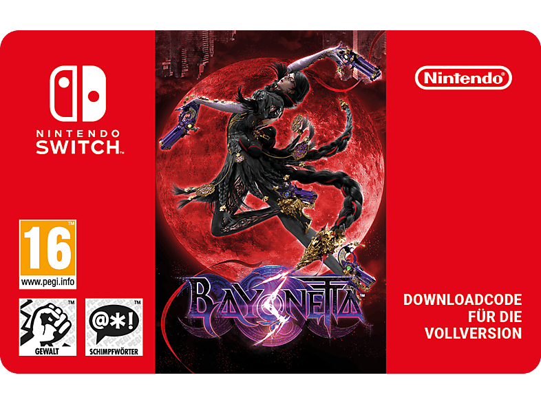 Bayonetta 3 - Nintendo Switch; Geschenkkarte