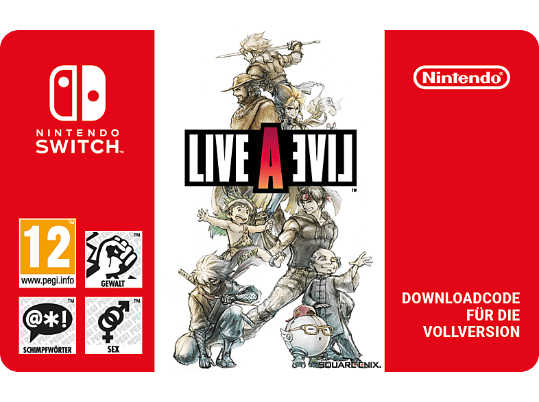 Live A Live - Nintendo Switch; Geschenkkarte