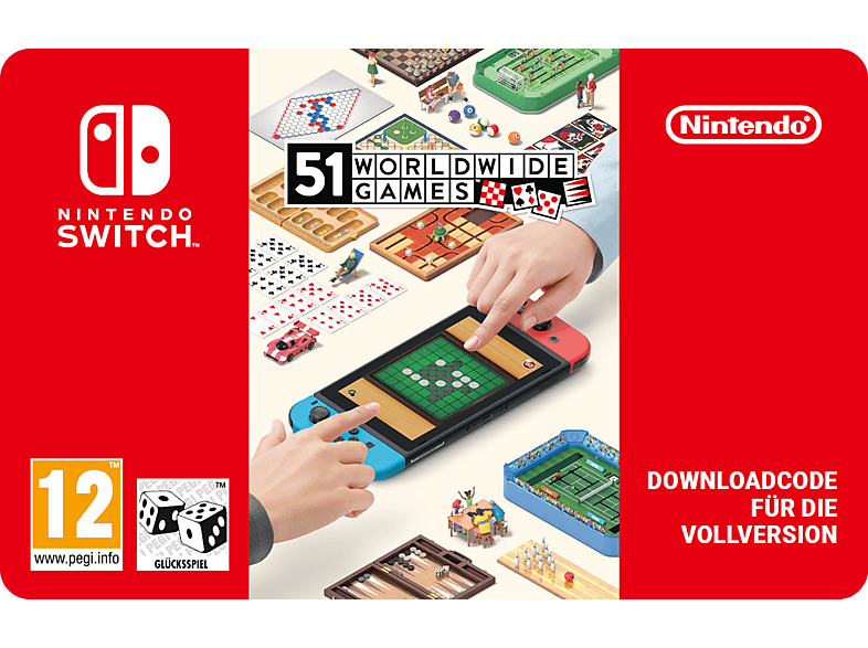 51 Worldwide Games - NINTENDO Switch; Geschenkkarte