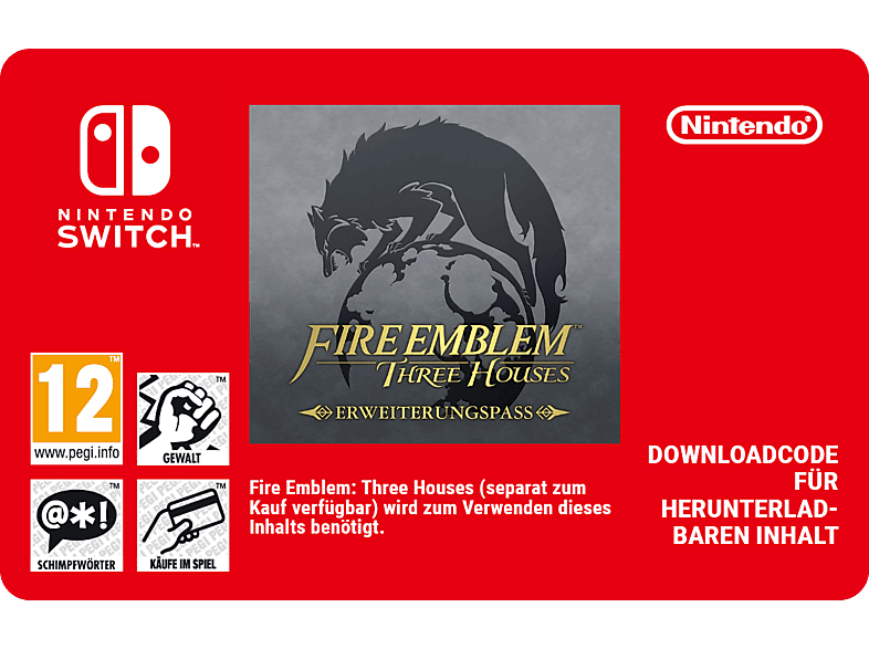 Fire Emblem: Three Houses Erweiterungspass - Nintendo Switch; Geschenkkarte