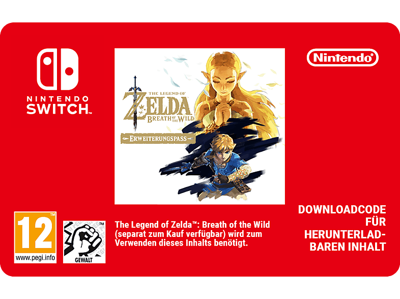 The Legend of Zelda™ Breath of the Wild: Erweiterungspass - Nintendo Switch; Geschenkkarte