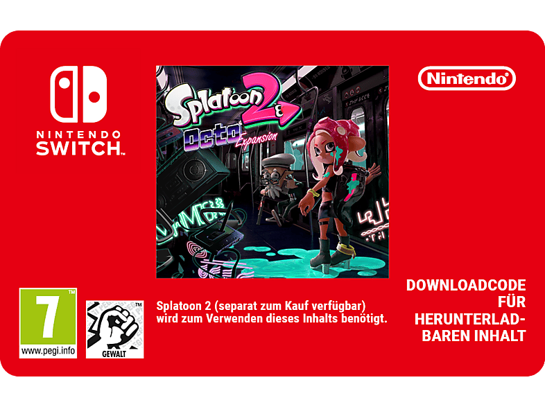 Splatoon 2: Octo Expansion - Nintendo Switch; Geschenkkarte