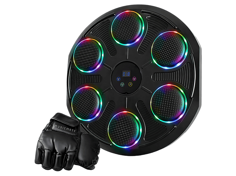 Muzyczna tarcza bokserska MUSIC MATE MM-DRM40-B FightDrum Czarny