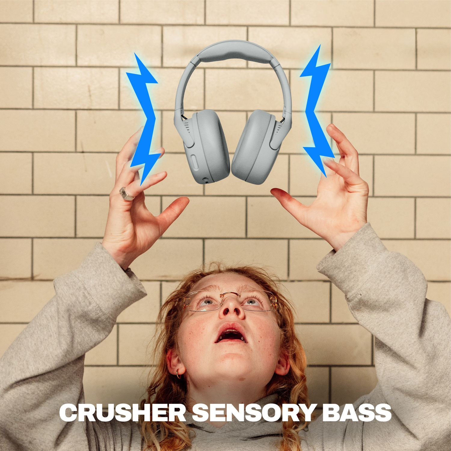 SKULLCANDY Crusher 720 Wireless Over-ear Hoofdtelefoon Cement