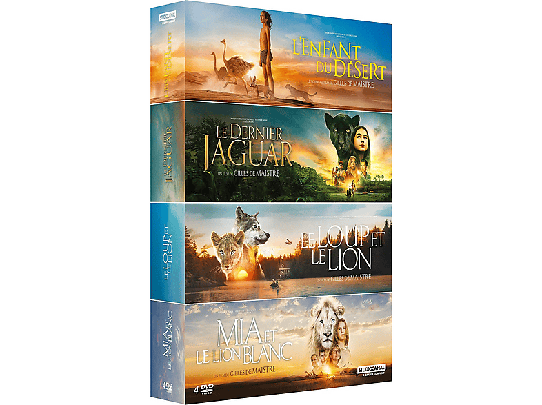 Canal Coffret 4 Films Le Loup Les Lions Jaguar Et L'enfant De Gilles Maistre - Dvd