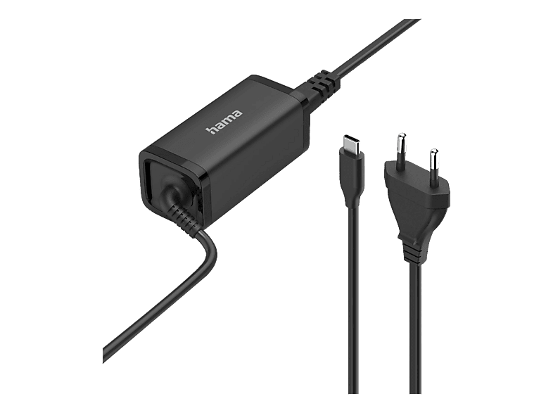 HAMA Universal-USB-C Netzteil, 3.3 V - 21 45 W, Schwarz