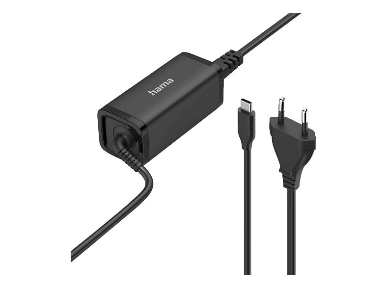 HAMA Universal-USB-C Netzteil, 3.3 V - 21 65 W, Schwarz