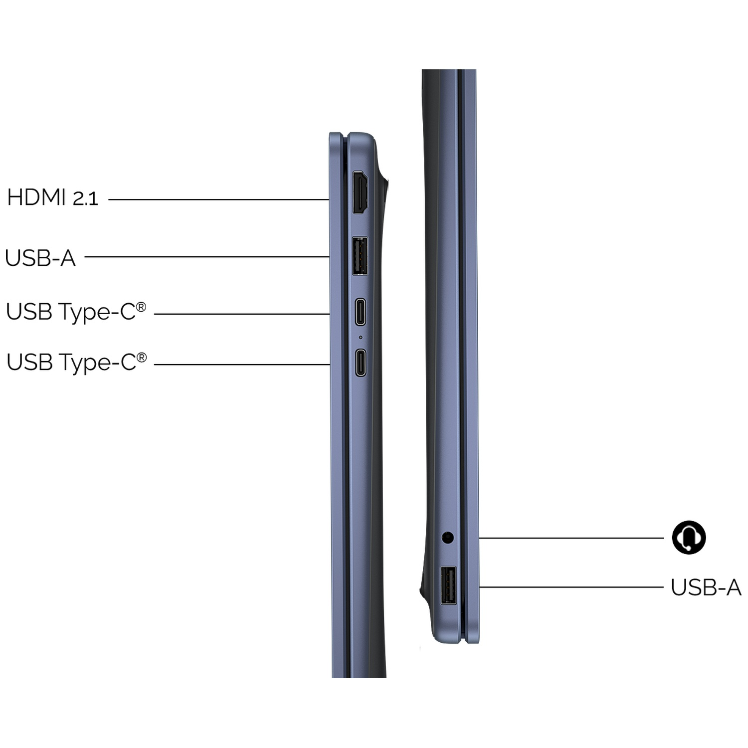 HP OMNIBOOK 3 NG AI 16-BZ0025NBX - 16 inch - 2K - Qualcomm Snapdragon X1-26-100 - 16 GB - 512 GB - Adreno™ Onboard Graphics - AZERTY