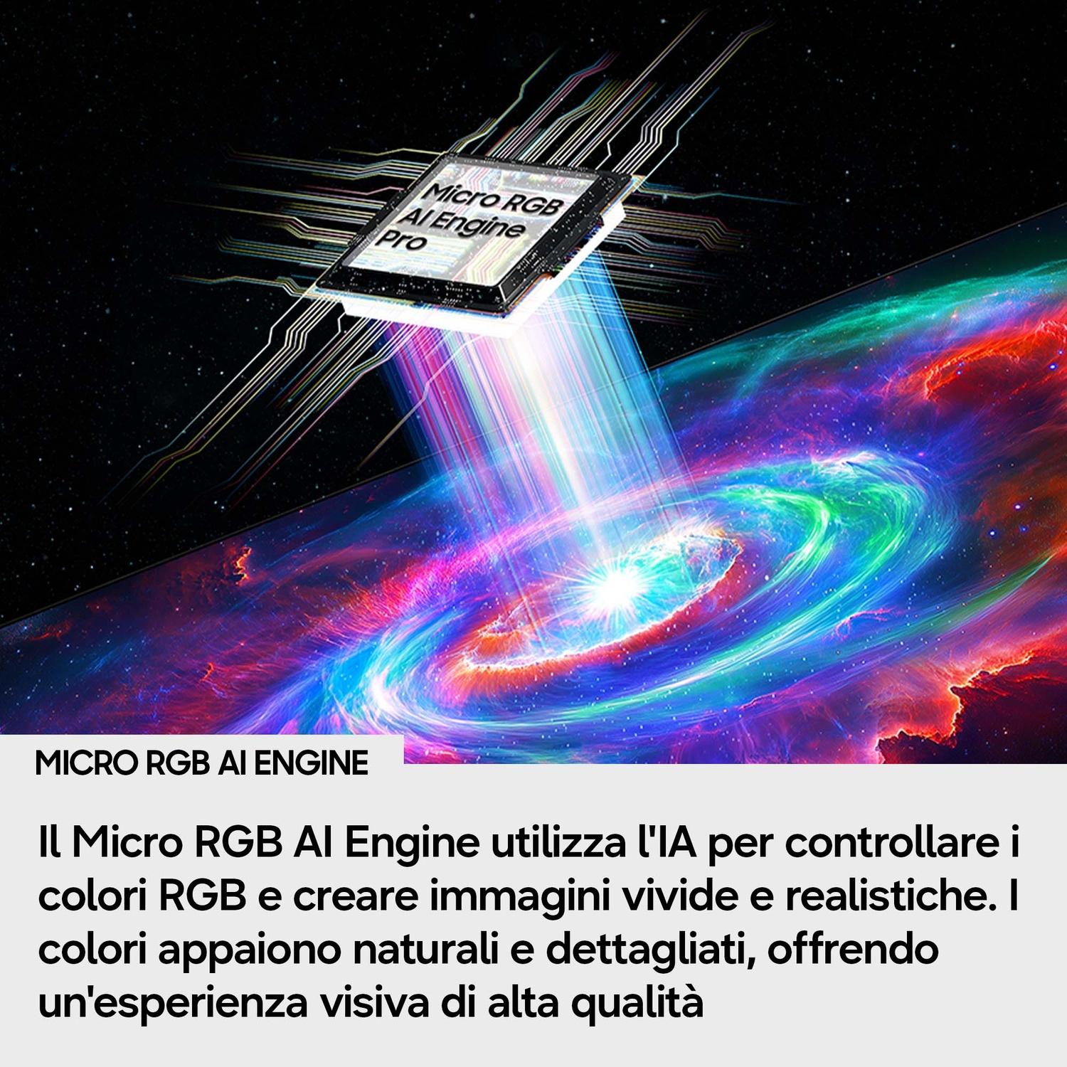 SAMSUNG Micro RGB AI TV 75" MRE75R85HAUXZT, Micro RGB AI Engine, Micro RGB Color Booster Pro, 4K AI Upscaling, Motion Xcelerator 144Hz, Dolby Atmos & OTS Lite, Monolith Edge Design, Vision AI Smart TV, 2026